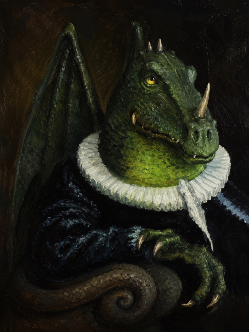 Hildegunst von Mythenmetz, ein Lindwurm mit Halskrause